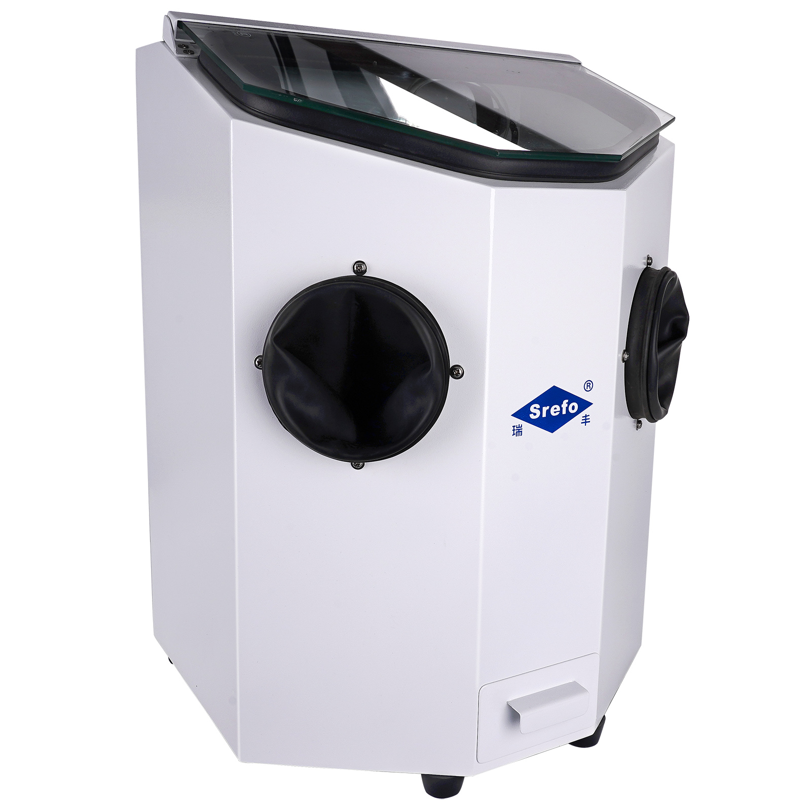 Srefo R-605 Dental Lab Corundum Sandblaster Sandblasting Dust-proof Box with LED Light